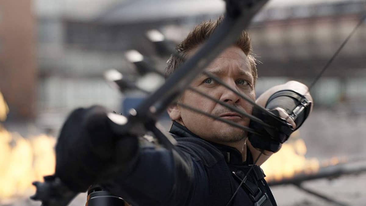 Gavião Arqueiro no filme dos Vingadores
